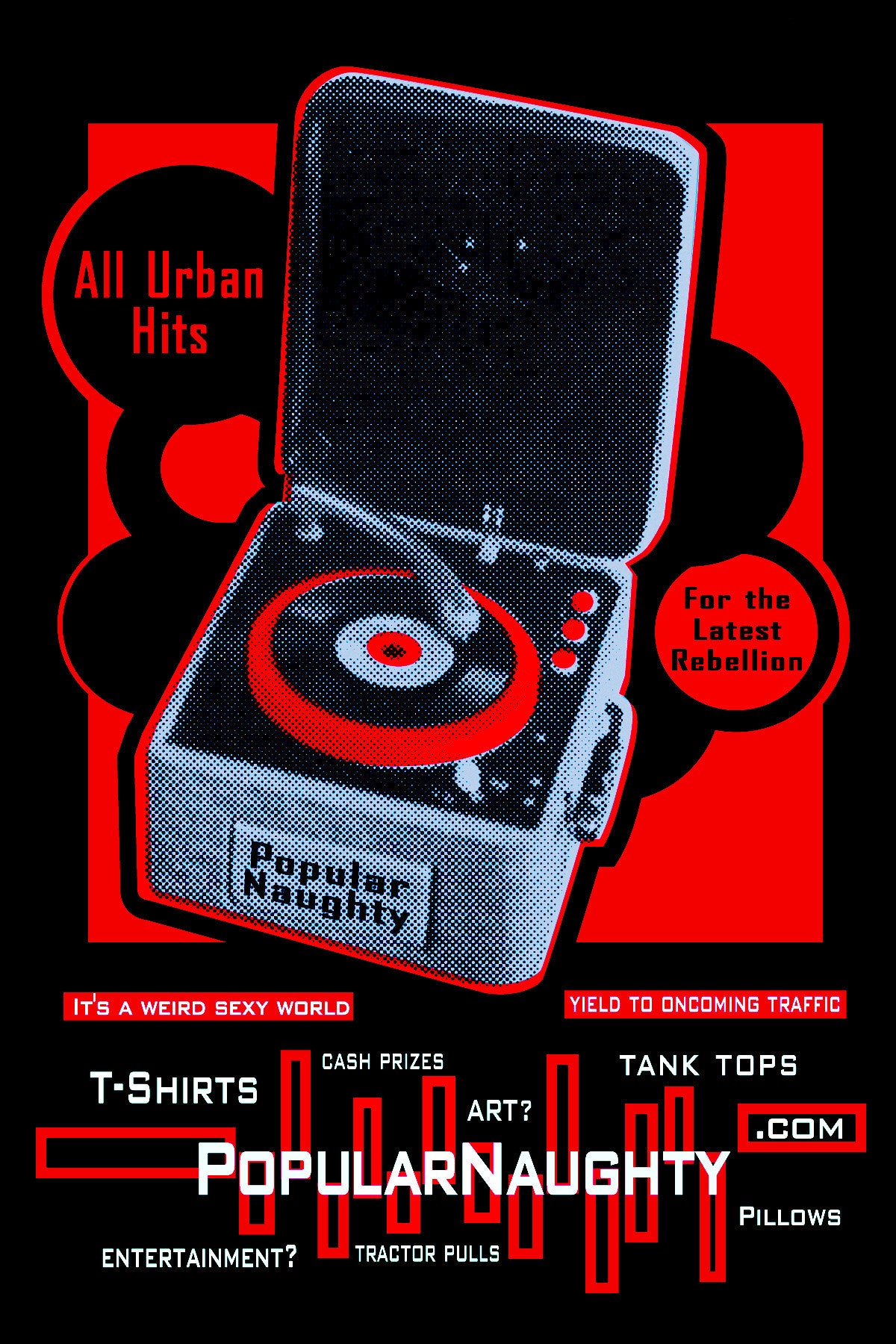 Popular Naughty and Danger Factory Sticker and Card Street Art Action Pack and Super Limited Edition Art Print!