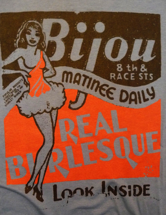 Bijou-Real Burlesque t-shirt- Available Exclusively at Pop Up