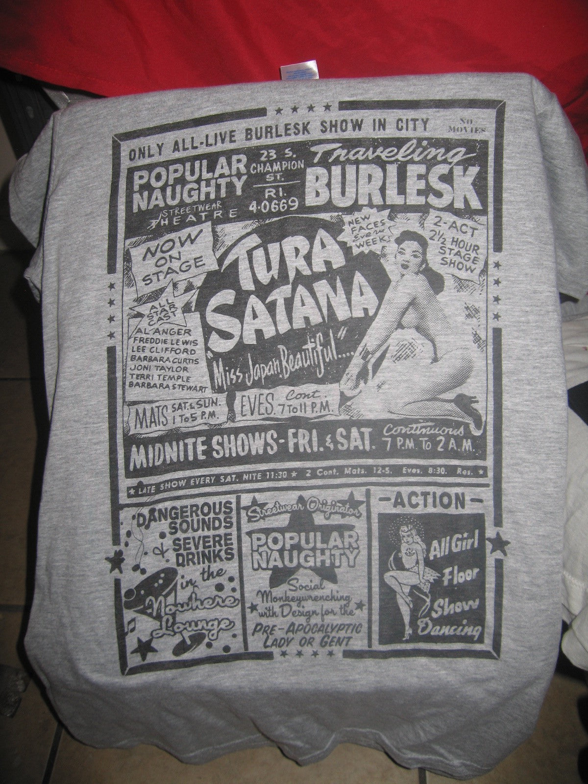 Tura Satana Burlesk Ad