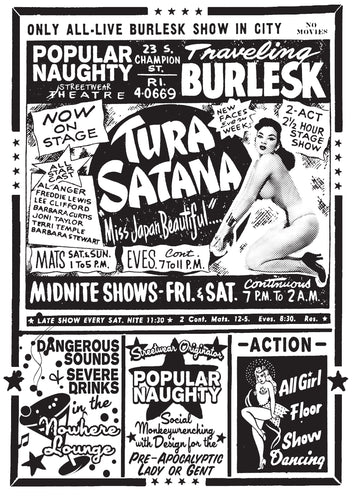 Tura Satana Burlesk Ad