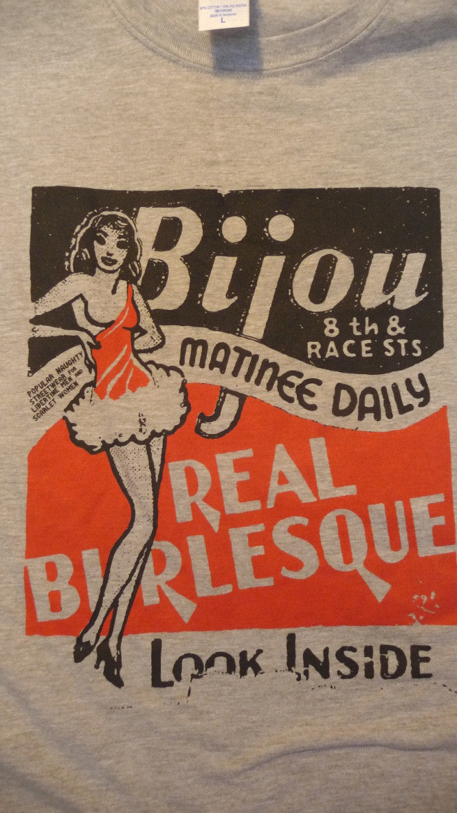 Bijou-Real Burlesque t-shirt-      Available Exclusively at Pop Up